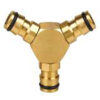 ข้อต่อสายยางทองเหลือง 3 ทาง NB-B3-WAY SPRING