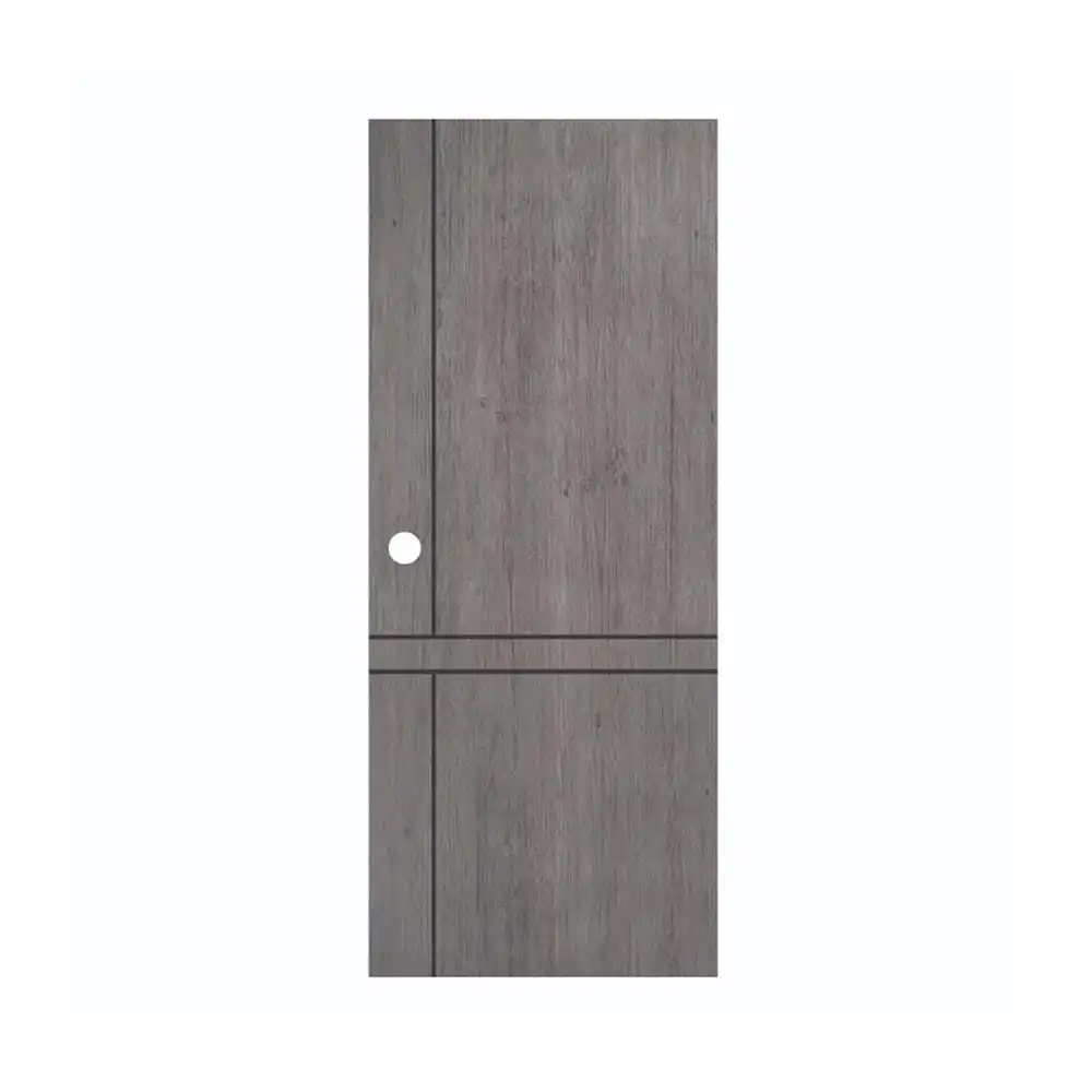ประตูภายใน UPVC เจาะลูกบิด MODERNWOOD LMWNR10 80x200 ซม. สีเกรย์โอ๊ค-1