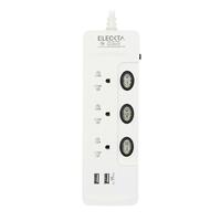POWER STRIP3S 3SWITCH2USB 3M ET332U3M-CL