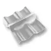 Diamond Roman Tile White Wall Ridge Right to Left