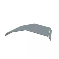 ครอบจั่วเมทัลชีทแบบที่ 3 G610 AZ150 สี Alloy Grey บลูสโคปคัลเลอร์บอนด์