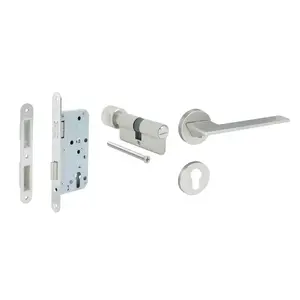 มือจับก้านโยกห้องน้ำ MORTISE HAFELE 489.11.132 สีสเตนเลส-1