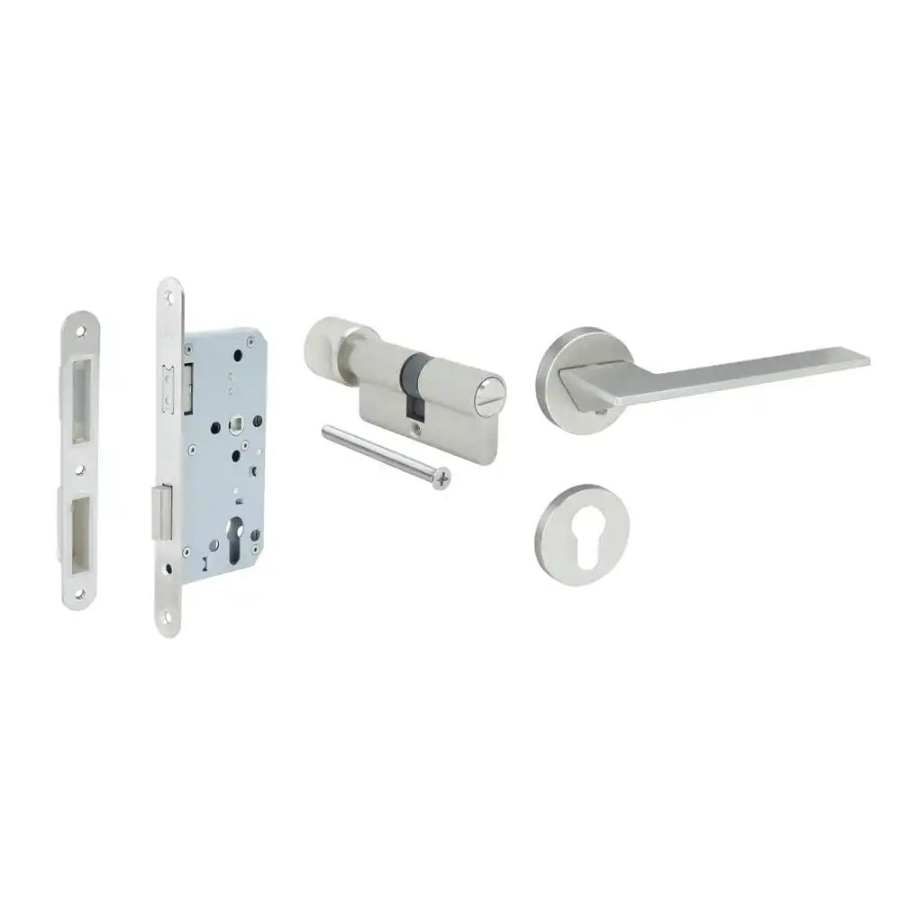 มือจับก้านโยกห้องน้ำ MORTISE HAFELE 489.11.132 สีสเตนเลส-1