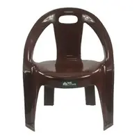 PLASTIC CHAIR ME LIVING COSMOS BROWN