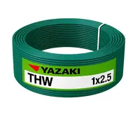 สายไฟ THW 2.5 ตร.มม. สีเขียว YAZAKI