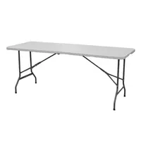 FOLD-IN-HALF TABLE HDPE 180ME LIVIN WH