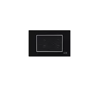 Double ground socket set, model SC2B, black