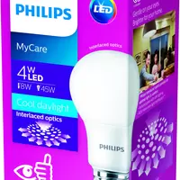 หลอดไฟ LED E27 4W เดย์ไลท์ ทรงลูกแพร์ LED PHILIPS A60
