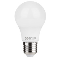หลอดไฟ LED E27 16W วอร์มไวท์ ทรงลูกแพร์ HI-TEK มวยไทย