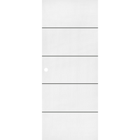 ประตู ภายใน PVC P004-1-5 สีขาว N999 80x200CM