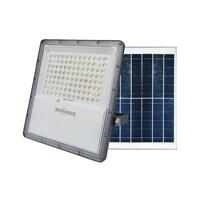 สปอร์ตไลท์โซล่าเซลล์ SHINING S-FD150009-1SL 150 วัตต์ DAYLIGHT/COOL WHITE/WARM WHITE สีเทา