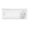 KOHLER Patio 1500 BubbleMassage Bath, white pillow left hand keypad K-78235X-G1-0