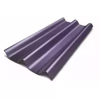 กระเบื้องหลังคาลอนคู่ 120 ซม. ห้าห่วง สีแพลทตินั่ม ม่วงมุกแพลทตินั่ม