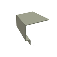 Eave Type 2 Metal Sheet Colorbond Girth 457 mm. Burnt Almond AZ150
