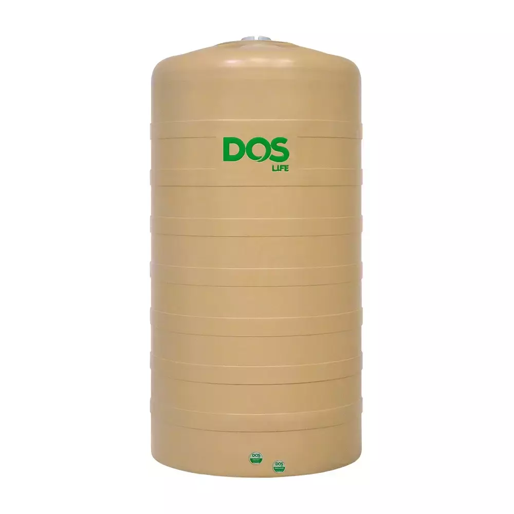ถังเก็บน้ำ DOS รุ่น Porcio 3000 ลิตร สีครีม ทรงสูง-1