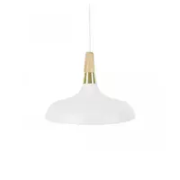 Chandelier 1 bulb, aluminum, model F71004W HEAP