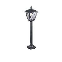 PP garden lamp 1 bulb 60 cm. Model 1012, black, DECOS