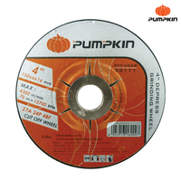 แผ่นไฟเบอร์เจียรเหล็ก PUMPKIN หนา 4 นิ้ว สีดำ