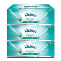 กระดาษเช็ดหน้า KLEENEX SIKY SMOOTH 80 แผ่น แพ็ค3