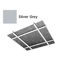 Galvanized Steel Mesh Metalworks Silver Grey