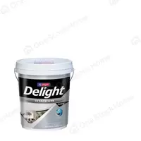 สีน้ำทาฝ้า BEGER DELIGHT I-3333 สีขาว ชนิดด้าน 5 แกลลอน