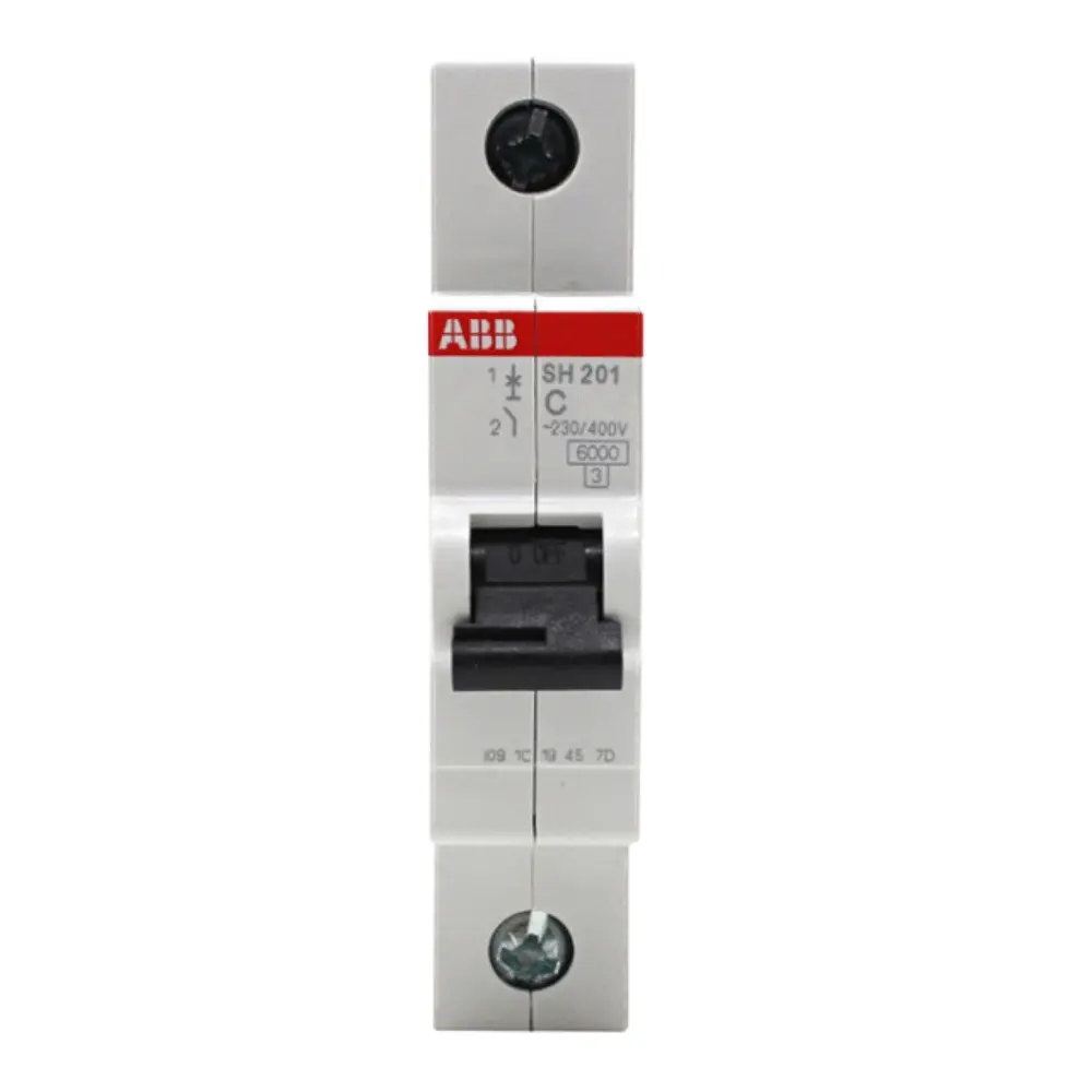 เบรกเกอร์ 25 แอมป์ MCB ABB 1 Pole 6kA รุ่น SH201-C25-1