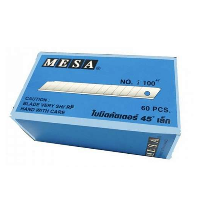 ใบมีดคัตเตอร์เล็ก 45 องศา MESA S100-1