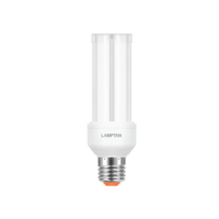 E27 12W Warm White LED Bulb, Compact U-Type Cylindrical Shape