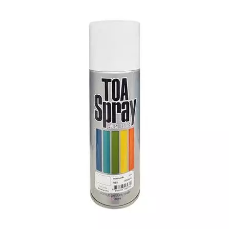 สีสเปรย์ TOA #065 FLAT WHITE PRIMER 400 ซีซี-1