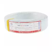 สายไฟ VAF 2x1.5x100 เมตร สีขาว