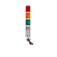 3-color LED tower lamp with buzzer and flashing light