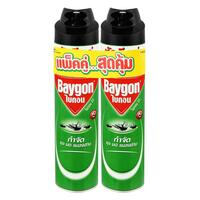สเปรย์กำจัดแมลง BAYGON 600mlเขียวแพ็คคู่
