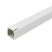 รางเก็บสายไฟแบบทึบ PVC สีขาว 60x40 มม.