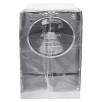 ผ้าคลุมเครื่องซักผ้าฝาหน้า 14-21 กก. CKR PLASTIC F-F003 70X74X100 ซม. สีเงินใส