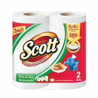 กระดาษอเนกประสงค์ SCOTT PICK A SIZE แพ็ค2