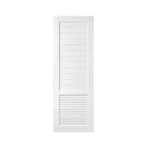 ประตูห้องน้ำ UPVC ไม่เจาะลูกบิด ASARA S933 70x180 ซม. สีขาว-1