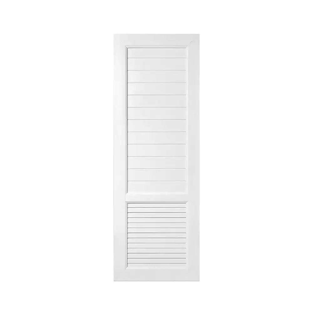 ประตูห้องน้ำ UPVC ไม่เจาะลูกบิด ASARA S933 70x180 ซม. สีขาว-1