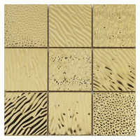 กระเบื้องโมเสค โมเสค HPR-212 สีโกลด์ TARA 30x30CM