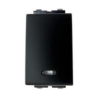 TWO WAY SWITCH WITH LED 1 MODULE BK ELEK
