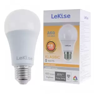 LED light bulb A60 5 watts, Klassic model (Warm White) LEKISE-1