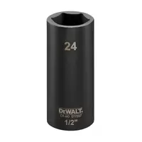ลูกบ๊อกซ์ 1/2นิ้ว 24มม. DEWALT แบบยาว
