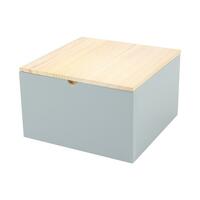 กล่องไม้มีฝา STACKO MERRY L 25X25X15.5 ซม. สีเทา