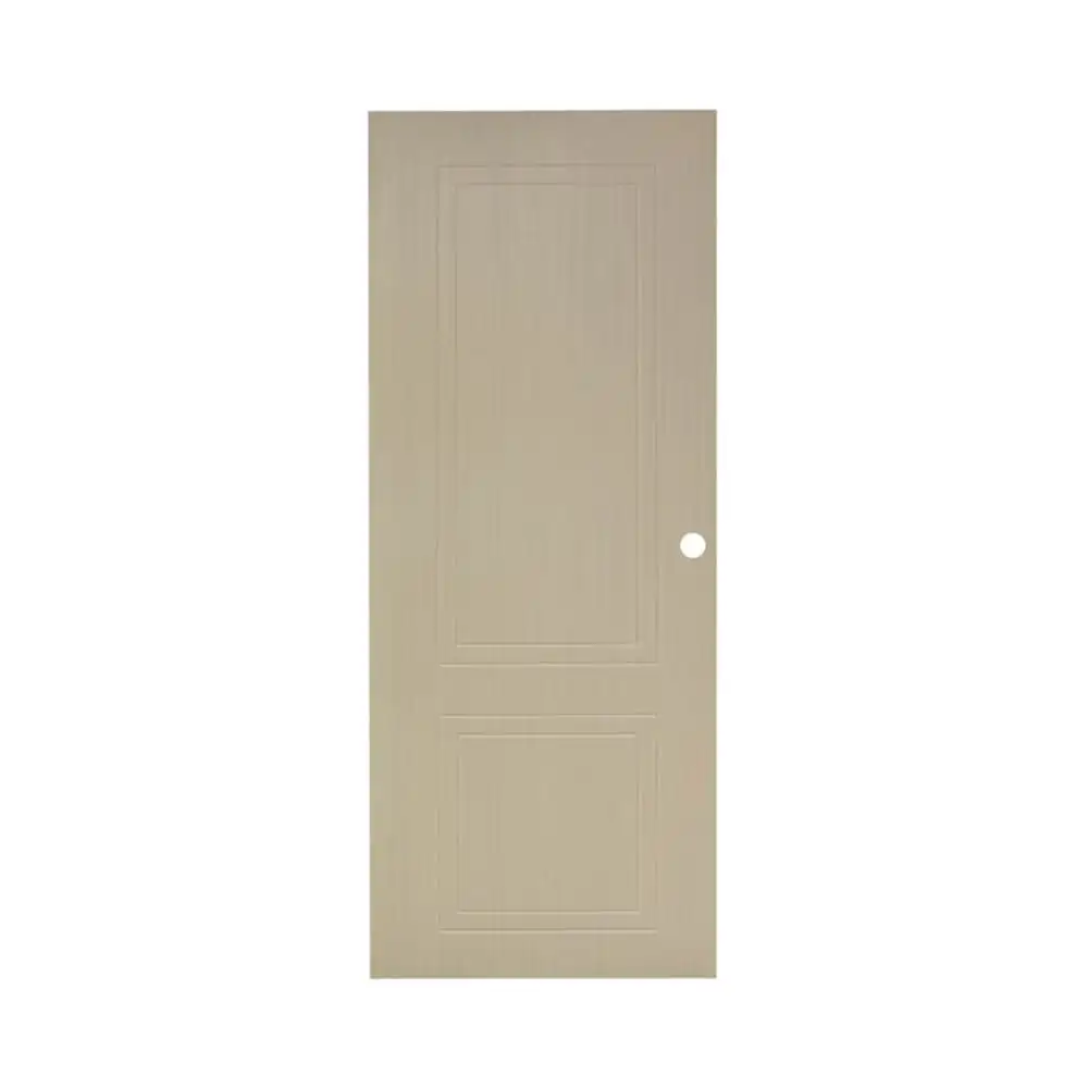 ประตูภายใน UPVC MODERNWOOD LMWNR017 80x200 ซม. สีไลท์โอ๊ค เจาะลูกบิด-1