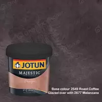 Jotun Majestic Design Pearl 2549 Roast Coffee + 2677 Melanzana