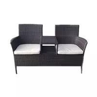 2-SEAT PATIO IVY LV009 TWIN COFFEE BR
