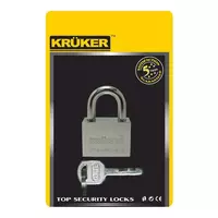 กุญแจลูกปืน KRUKER 679-2 40 มม. สีสเตนเลส