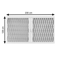 หน้าต่างนิรภัยสำเร็จรูป S.D BRILLIANT 230x218CM