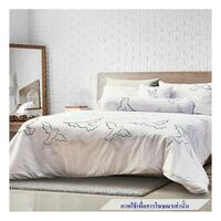 ชุดผ้าปูที่นอน 6 ฟุต 5 ชิ้น FACINO PRINT FA071
