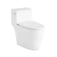 One-piece toilet Karat K-21924X-S-WK Ivy model, 4.8 liters, with seat cover