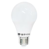 หลอดไฟ LED E27 10W เดย์ไลท์ ทรงลูกแพร์ HI-TEK A60 Dimmable